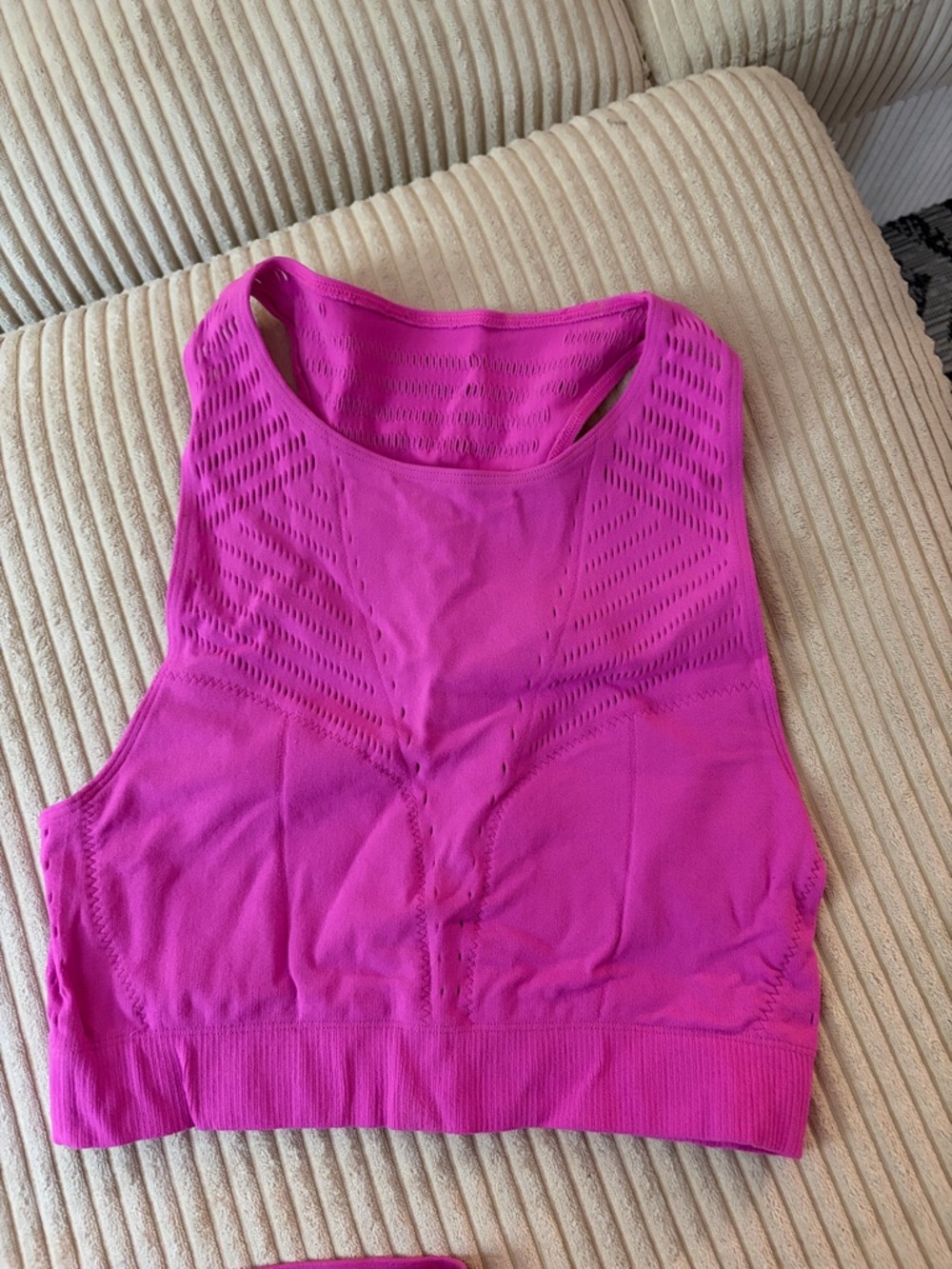 Fabletics SculptKnit Hot Pink Activewear Piece - Picture 4 of 7